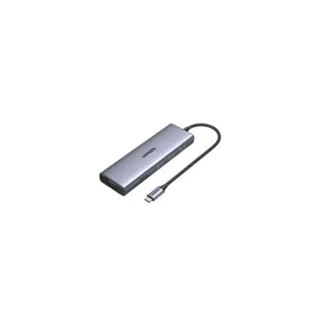 UGREEN USB Hub 9 in1, USB-C na HDMI 4K 60, VGA, USB-C PD 100W, 3x USB-A, RJ45, čitač kartica SD/TF