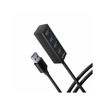 USB HUB SUPERSPEED 4xUSB-A USB3.2, Mini hub, 1.2 m, HUE-M1C,