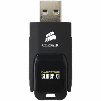 USB Stick Corsair Flash Voyager Slider X1 USB 3.0 128GB, Capless Design, Read 130MBs, Plug and Play, EAN:0843591057004