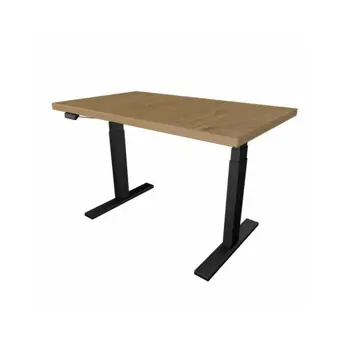 UVI DESK Sit / Stand NATURE OAK (crni okvir) 139 x 68 x 3,8