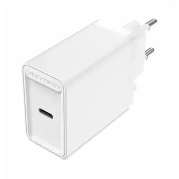 Vention 1-port USB-C Wall Charger (20W) EU-Plug, White