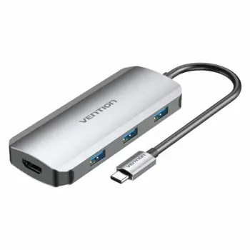 Vention USB-C to HDMI USB 3.0x3 PD Docking Station 0,15m