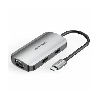 Vention USB-C to HDMI VGA USB 3.0 PD Docking Station 0,15m