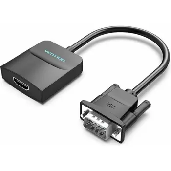 Vention VGA to HDMI Converter with Female Micro USB and Audio Port 0.15M Black