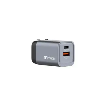 Verbatim GNC-35 GaN Charger 2 Port 35W USB A/C