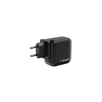 Verbatim Mini GaN zidni punjač 100 W, PD, QC 3.0, 3xUSB-C, 1 x USB-A