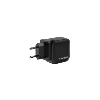 Verbatim Mini GaN zidni punjač 70W, PD, QC 3.0, 2x USB-C, 1xUSB-A