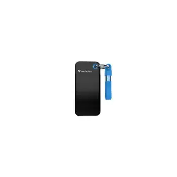 Verbatim Pocket 1TB SSD vanjski disk, USB 3.2 Gen2, Black/Blue