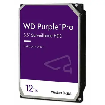 Western Digital 12 TB 3,5" HDD, 7200 RPM, WD Purple Pro, 256MB